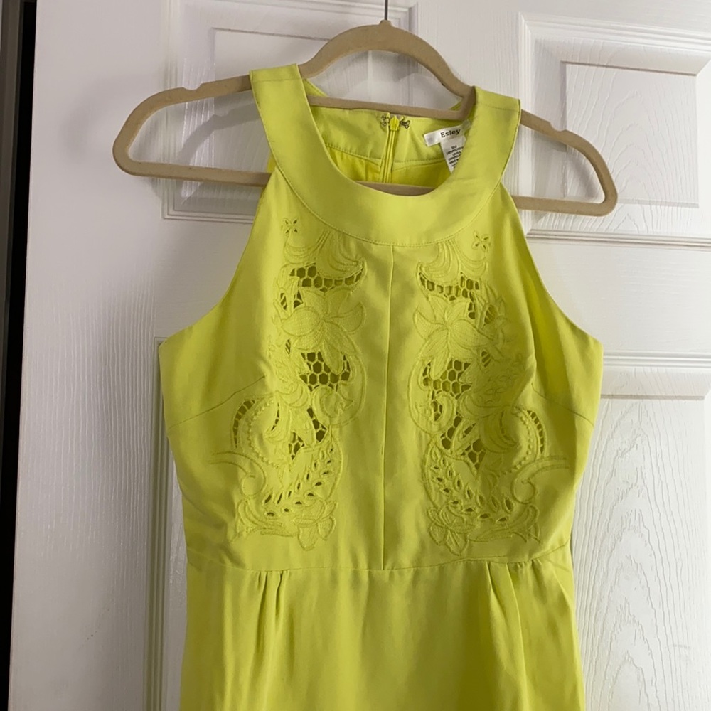 Esley spring dress lime small